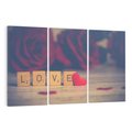 Obraz na płótnie 120x80 - Love - Sercem Do Ciebie - love, serce