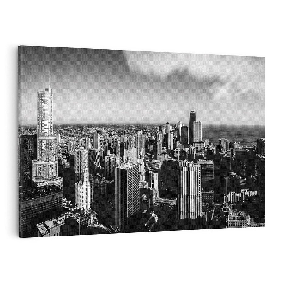 Obraz na płótnie 120x80 - Panorama miejska - miasto, panorama