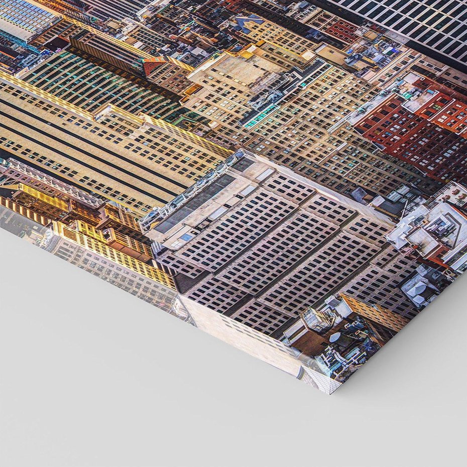Obraz na płótnie 50x70 - Manhattan - Wieżowce Nowego Jorku - Manhattan, Nowy Jork