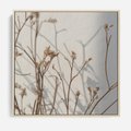 Obraz w ramie 80x80 - Boho gałązki suche - gałązki, suche - rama drewno