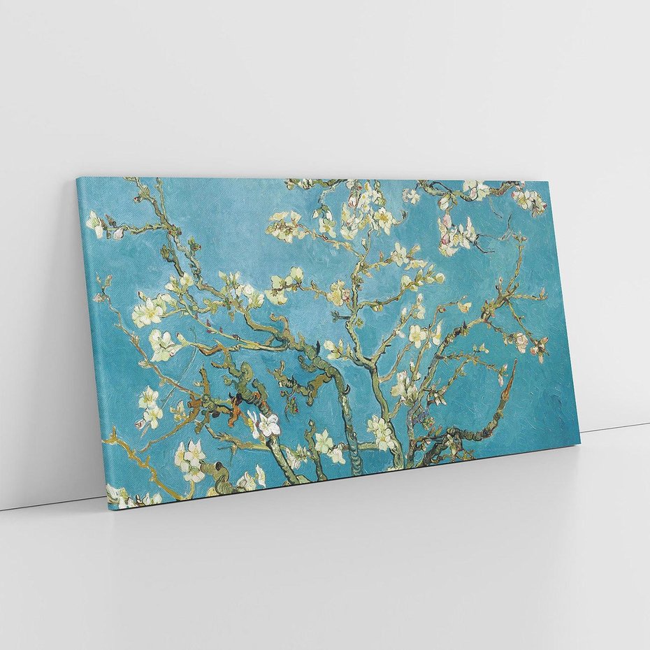 Obraz na płótnie 100x50 - Almond blossom 1890, Vincent van Gogh - Reprodukcja - reprodukcja, obraz na płótnie