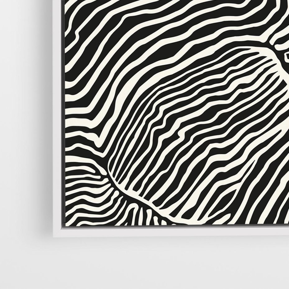 Obraz w ramie 80x80 - Podróżne Impresje - boho plakat, rycina - rama biała