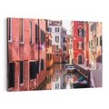 Obraz na płótnie 120x80 - Przejażdżka gondolą przez Wenecję - Wenecja, kanały