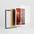 Plakat w ramie 50x70 - Magia jesiennego lasu - las, jesień - rama czarna