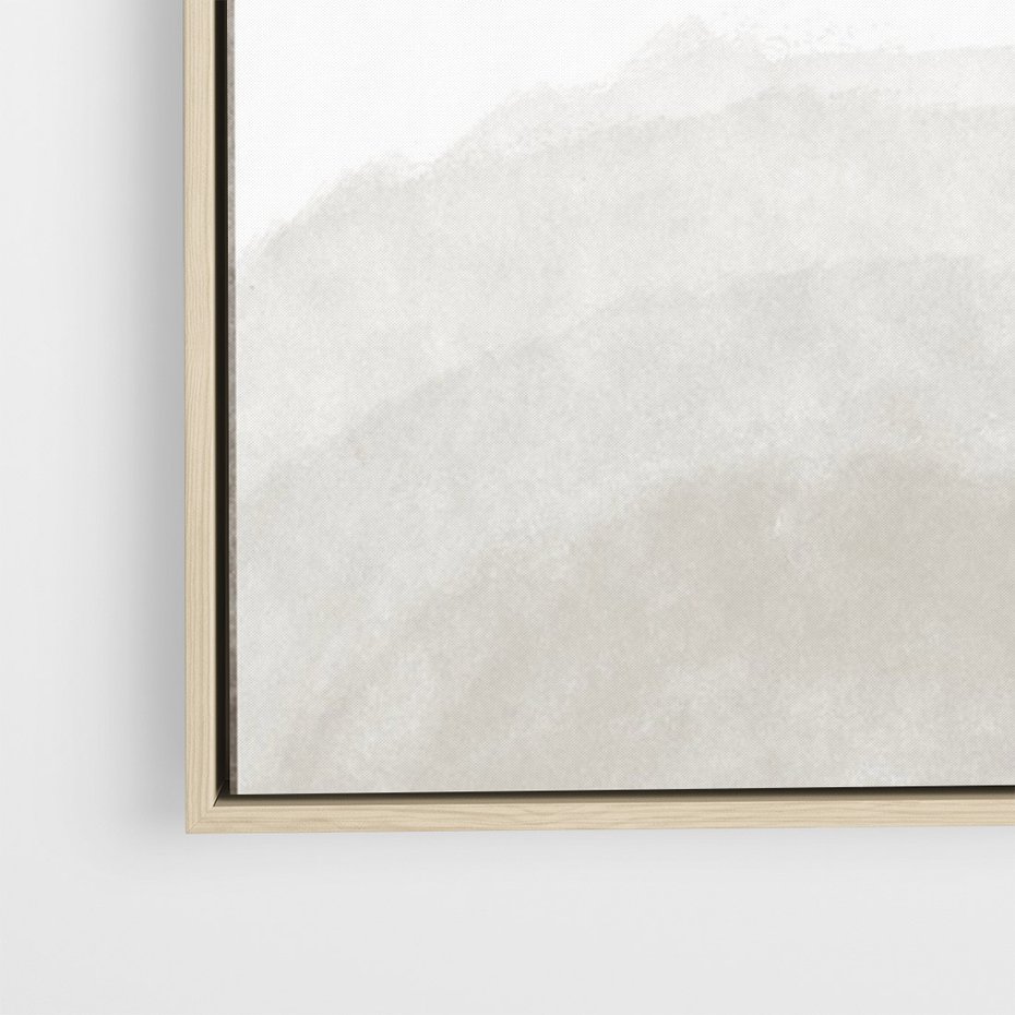 Obraz w ramie 50x70 - Impresje Energii - rozmyte cienie, abstrakcja - rama drewno