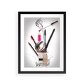 Plakat w ramie 30x40 - Moda, makijaż i relaks - moda, makijaż - rama czarna