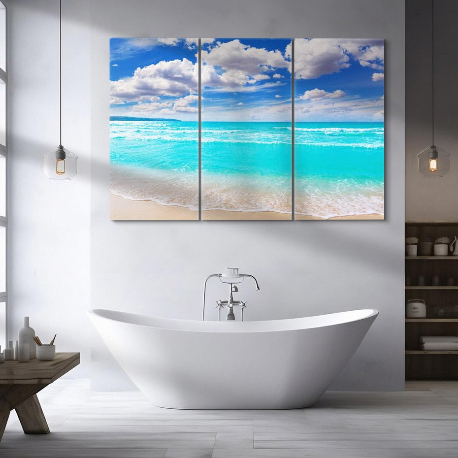 Obraz na płótnie 120x80 - Oaza na Morzu - Majorka, morze