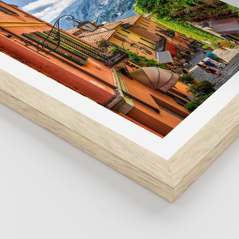 Plakat w ramie 30x40 - Tropienie Nieskończoności - uliczka, perspektywa - rama drewno