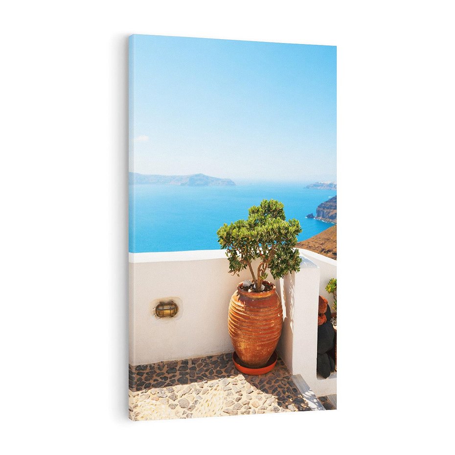 Obraz na płótnie 80x120 - Santorini - oaza greckiej wyspy - Santorini, grecka