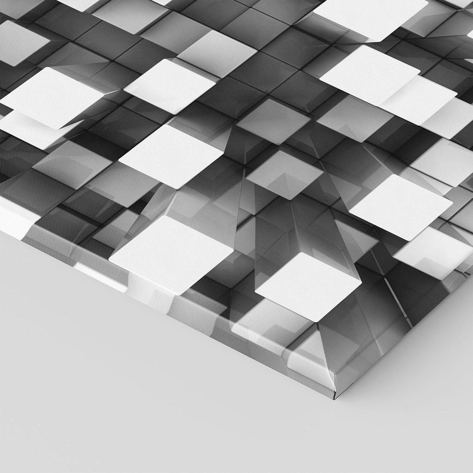 Obraz na płótnie 70x70 - Abstrakcyjne światy: 3D w kwadratach - 3D, abstrakcja