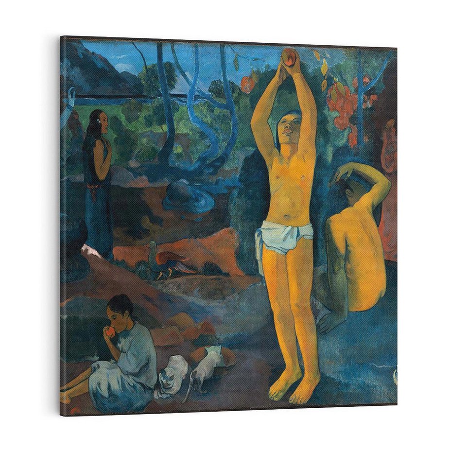Obraz na płótnie 40x40 - Skąd przyszliśmy? Kim jesteśmy? Dokąd idziemy? - Reprodukcja - reprodukcja, obraz na płótnie