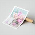 Plakat bez ramy 21x30 - Kwiatowa harmonia hiacyntów - kwiaty, hiacynty