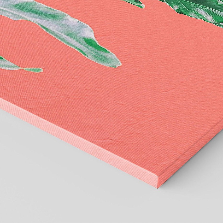 Obraz na płótnie 140x70 - Energetyczna Eksplozja Natury - liście, kolor