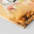Obraz na płótnie 100x50 - Adrenalina na Torze Rajdowym - rajdy, samochodowe
