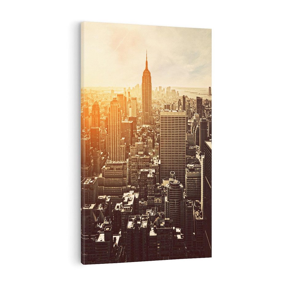 Obraz na płótnie 80x120 - Nowojorska Skyline - Manhattan, Nowy Jork