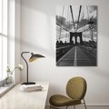 Obraz na płótnie 50x70 - Most Nowoczesności - most, nowoczesny