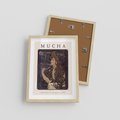 Plakat w ramie 30x40 - Reprodukcja A.Mucha - Mucha, plakat z reprodukcją - rama drewno