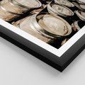 Plakat w ramie 40x50 - Tradycyjne Beczki - beczki, rustykalna fotografia - rama czarna
