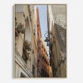 Obraz w ramie 70x100 - Włoskie uroki - włoskie, uliczki - rama drewno