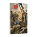 Obraz na płótnie 80x120 - "Wolność prowadząca lud" Eugène Delacroix - Reprodukcja - reprodukcja, obraz na płótnie