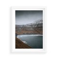 Plakat w ramie 50x70 - Spektakularna Przyroda - fiordy, Norwegia - rama biała