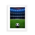 Plakat w ramie 30x40 - Piłka nożna - gol! - piłka nożna, gol - rama biała