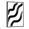 Obraz w ramie 50x70 - Wibracje Plam - abstrakcja, minimalizm - rama czarna