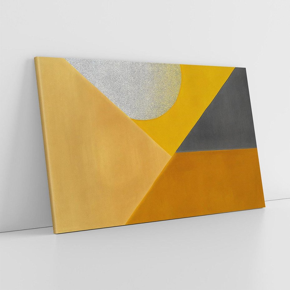 Obraz na płótnie 70x50 - Harmonia migoczących ognisk - intensywne ciepłe kolory, słoneczny żółty