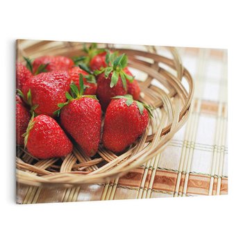 Obraz na płótnie 120x80 - Truskawka Radość Lata - truskawka, owoc