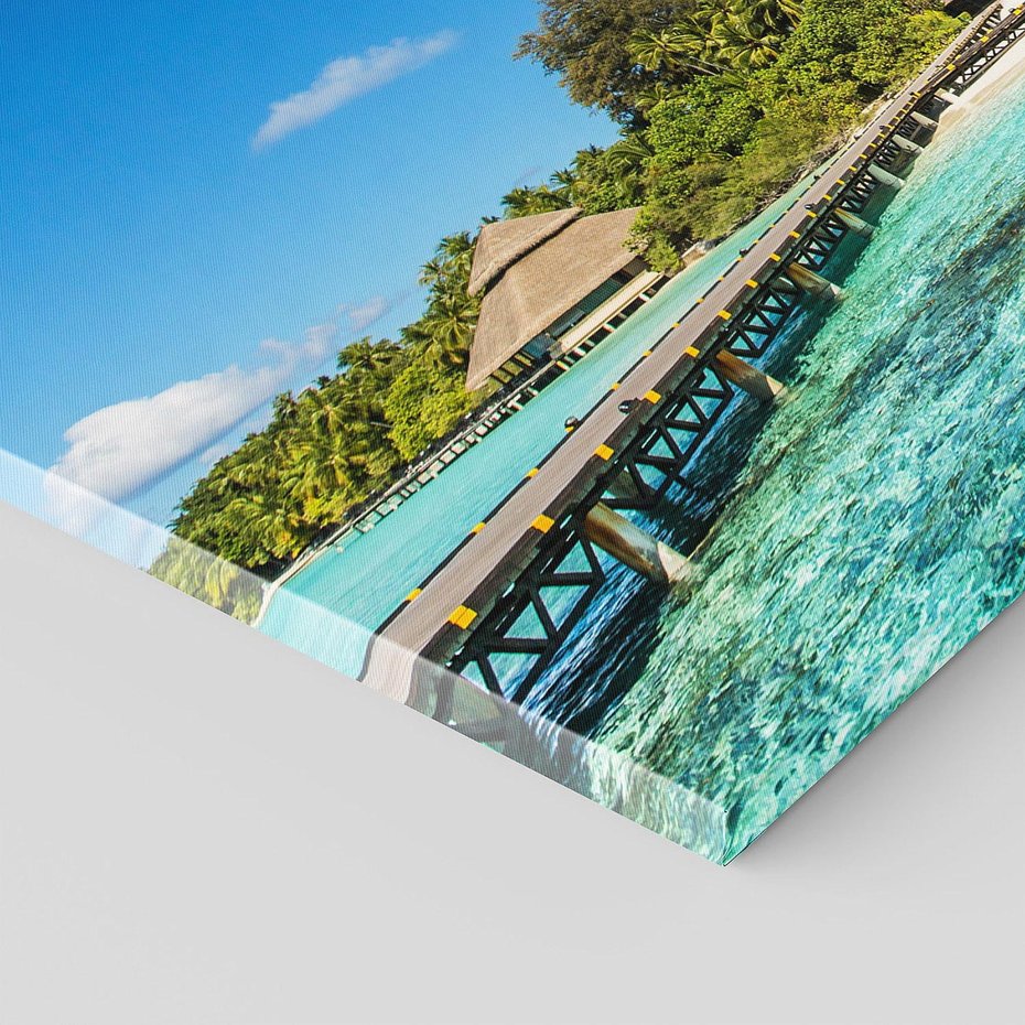 Obraz na płótnie 120x60 - Rajski Klimat - tropikalna, wyspa