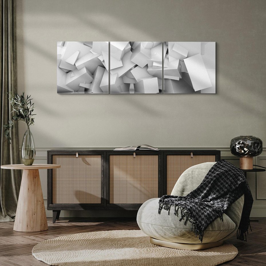 Obraz na płótnie 150x50 - Odkryj niezwykłą formę - 3D, abstrakcja