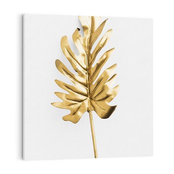 Obraz na płótnie 30x30 - Ponadczasowy Urok - złote, liście