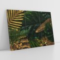 Obraz na płótnie 120x80 - Monstera Liście Kwiat - monstera, liście