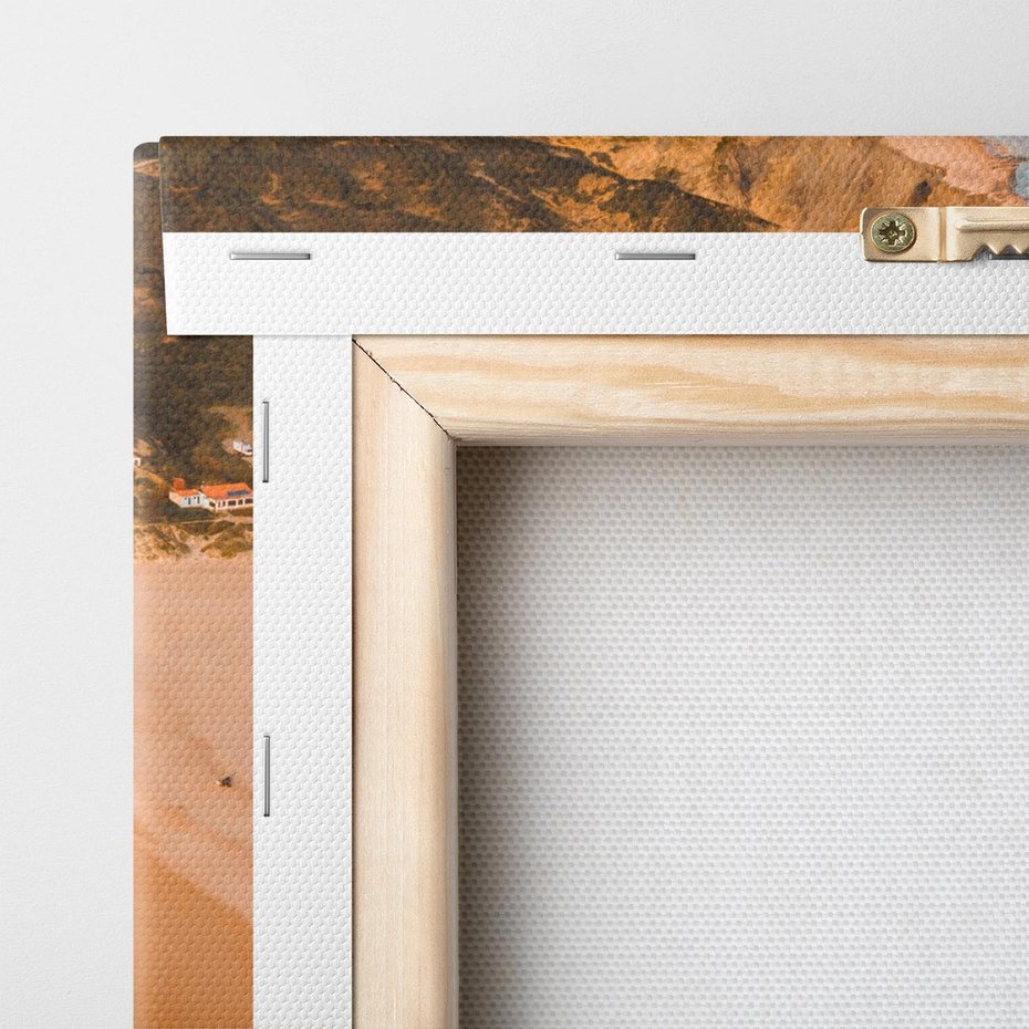 Obraz na płótnie 80x80 - Z Lotu Ptaka - fotografia, plaża