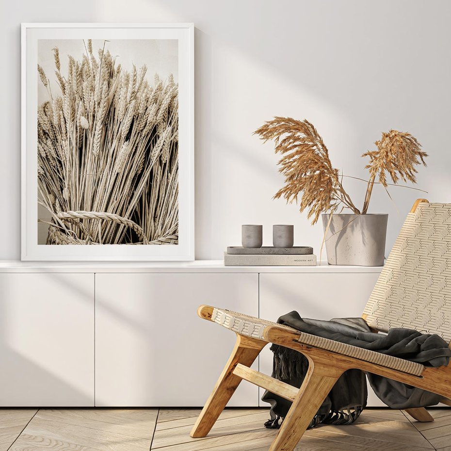 Plakat bez ramy 21x30 - Letni Plon - zboże, kłosy zboża