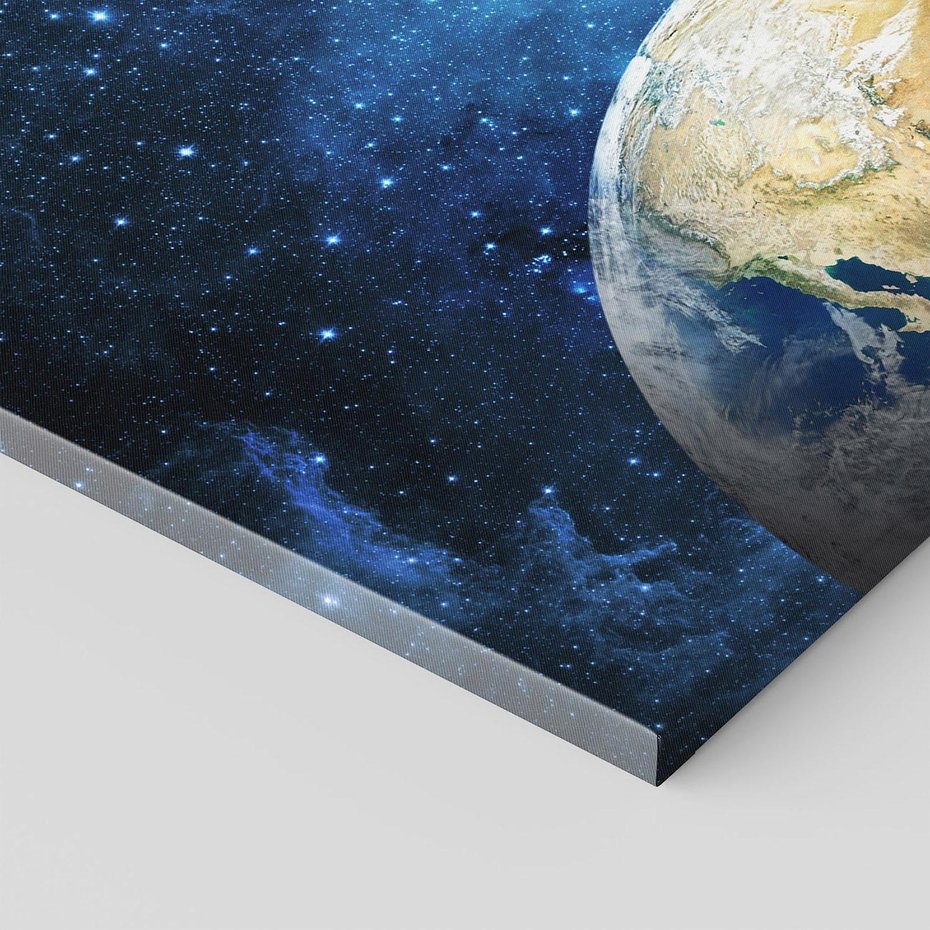 Obraz na płótnie 70x50 - Kosmiczne Horyzonty - Ziemia, kosmos