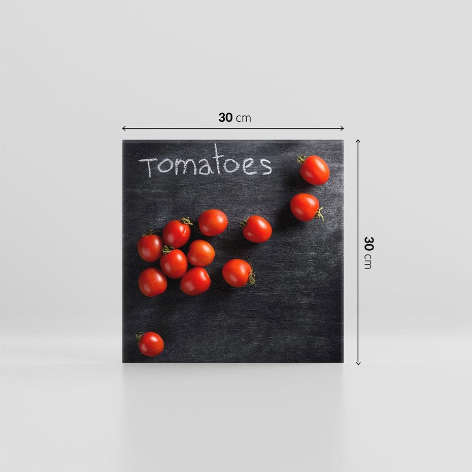 Obraz na płótnie 30x30 - Świeżość Smaku - pomidory, kuchnia