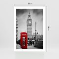 Plakat bez ramy 21x30 - Ikoniczny Big Ben w Londynie - Big Ben, Londyn