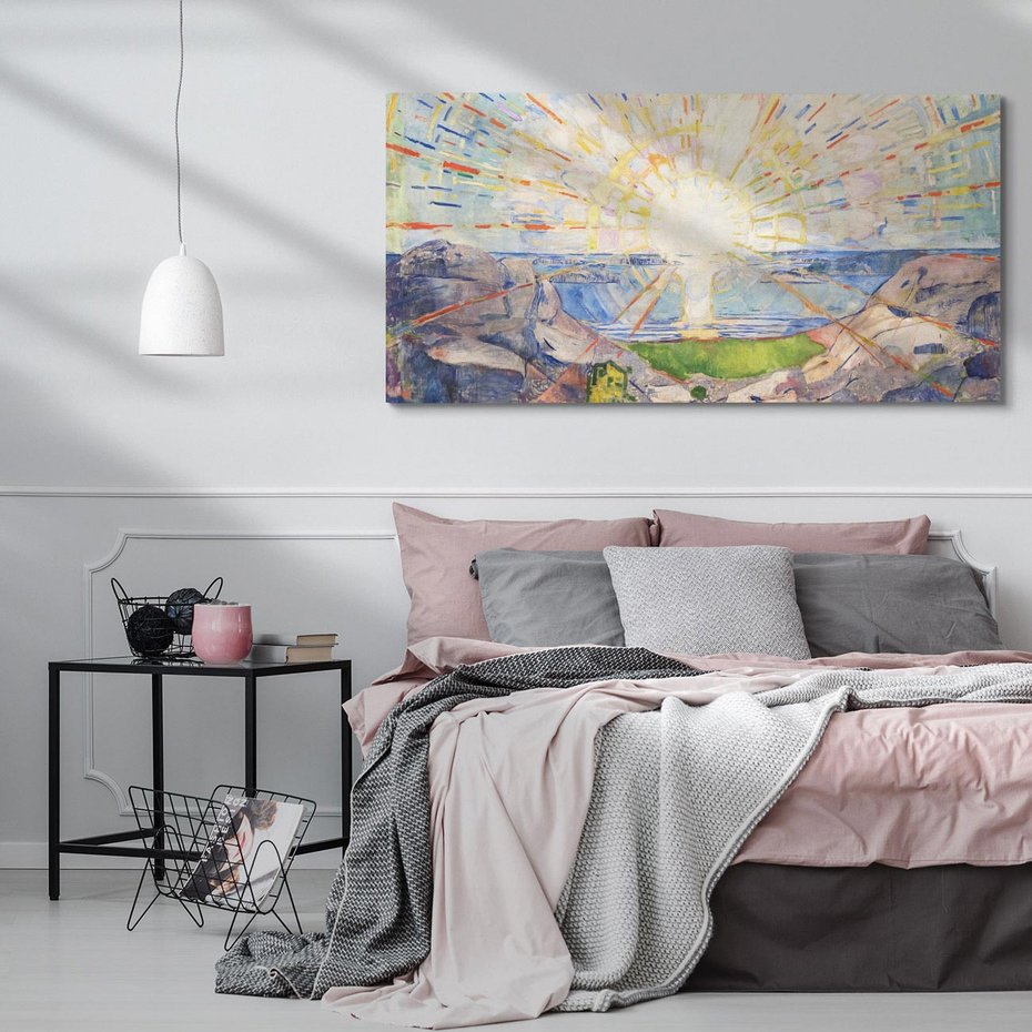 Obraz na płótnie 120x60 - "Solenintro" (1912-1913) Edvard Munch - Reprodukcja - reprodukcja, obraz na płótnie