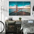 Obraz na płótnie 120x80 - Złoty Gate: majestatyczny most Ameryki - Golden Gate, most