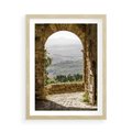 Plakat w ramie 50x70 - Słoneczne Piękno Włoch i Prowansji - Włochy, Prowansja - rama drewno