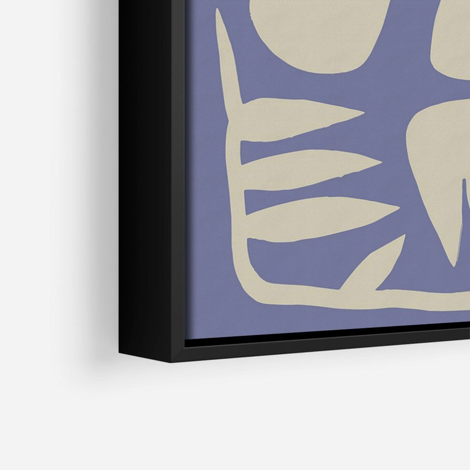 Obraz w ramie 50x70 - Widok Abstrakcyjny - skandynawski styl, plakat - rama czarna