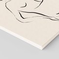 Obraz na płótnie 70x50 - Piękno w Minimalizmie - abstrakcyjny rysunek, minimalistyczna kreska