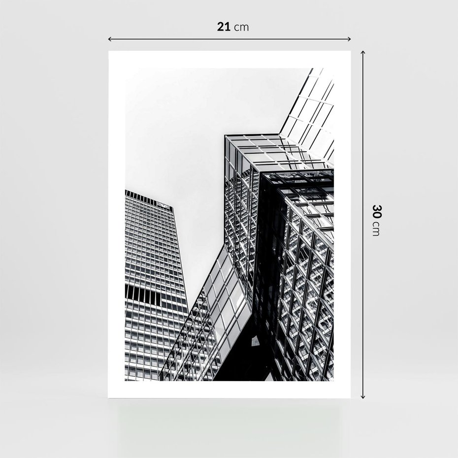 Plakat bez ramy 21x30 - Fotografia Wieżowców - architektura, budynki