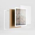 Plakat w ramie 40x50 - Surowość ściany z betonu - ściana, beton - rama biała