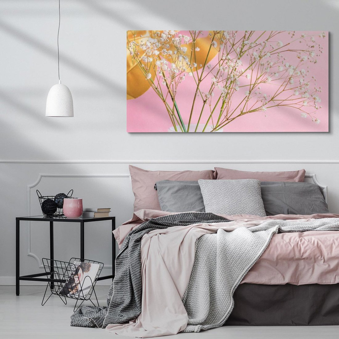 Obraz na płótnie 120x60 - Przyjemność Złotej Natury - złote, liście