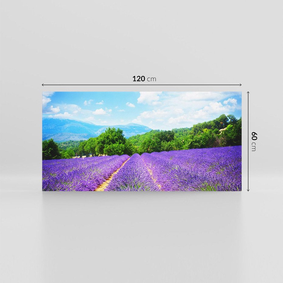 Obraz na płótnie 120x60 - Prowansalska Lawenda - lawenda, prowansja