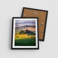 Plakat w ramie 40x50 - Pejzaż w perspektywie - pejzaż, perspektywa - rama czarna