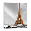 Obraz na płótnie 70x70 - Echa Wieży Eiffla - wieża, Eiffla