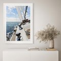 Plakat bez ramy 40x50 - Moc żaglowca na pełnym morzu - żaglowiec, jacht